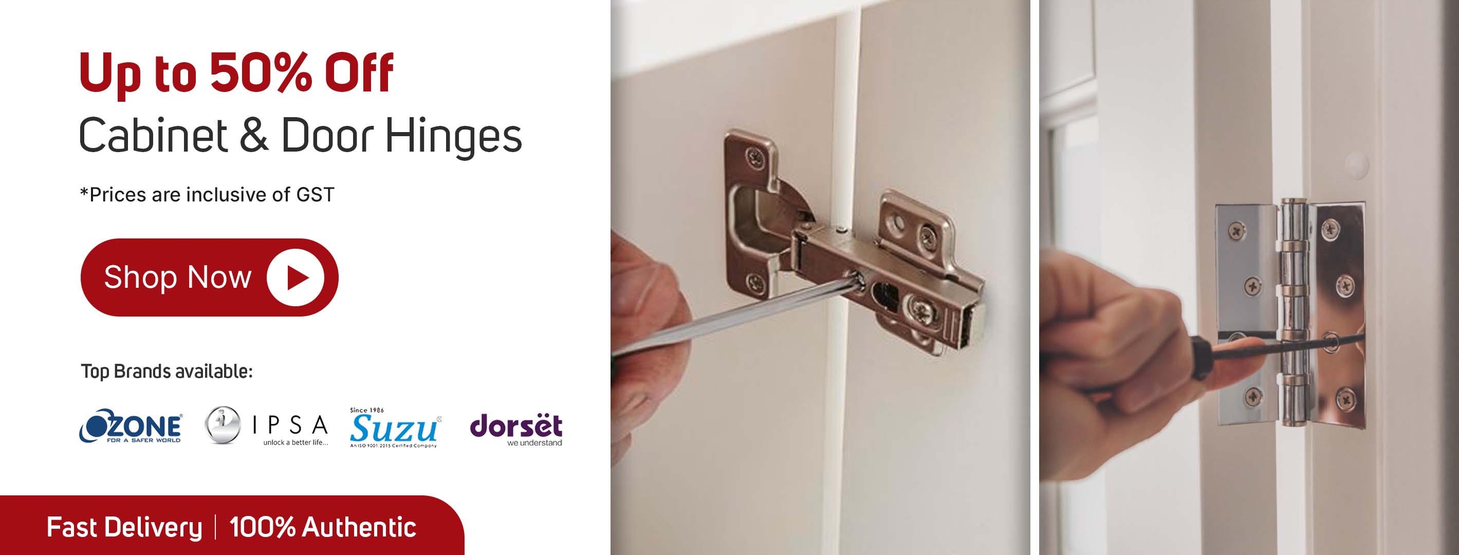 Cabinet and Door Hinges | Up to 50% Off