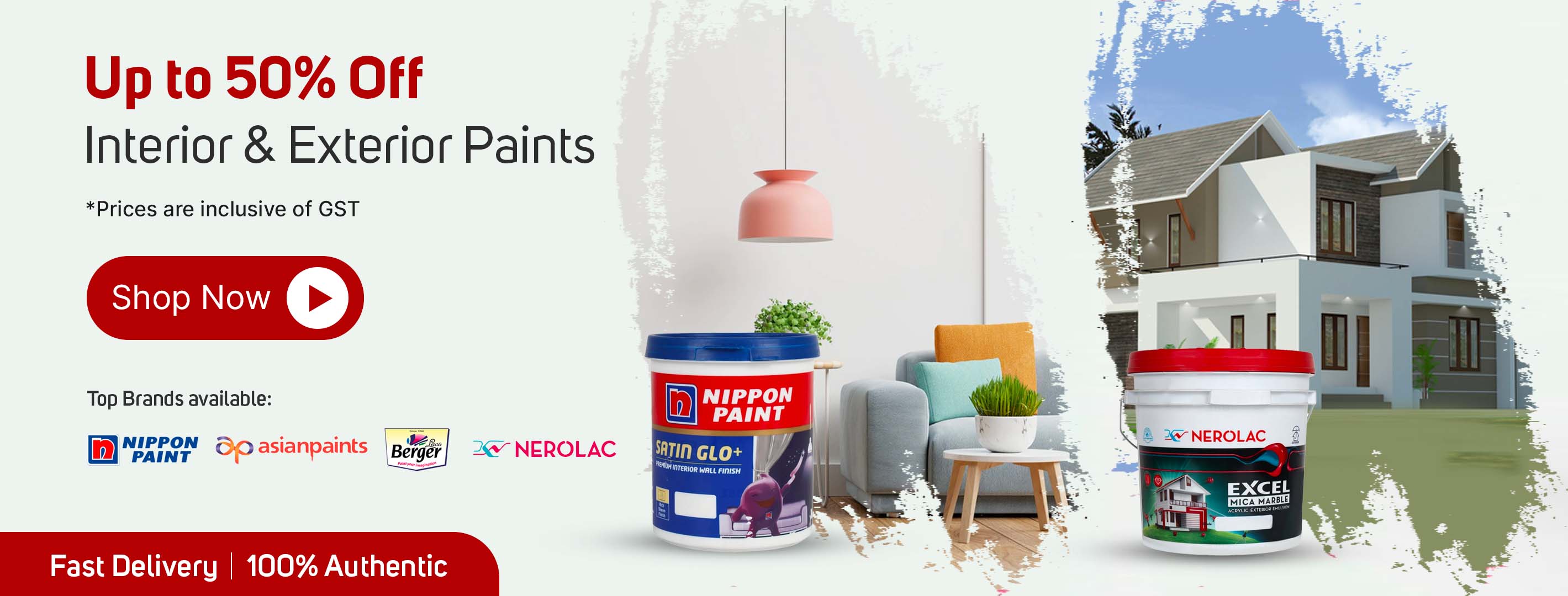 Interior and Exterior Paints